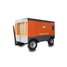 10 Bar Diesel Mobile Screw Air Compressor For Drilling Rig Diesel Air Compressor Mini Air Compressor